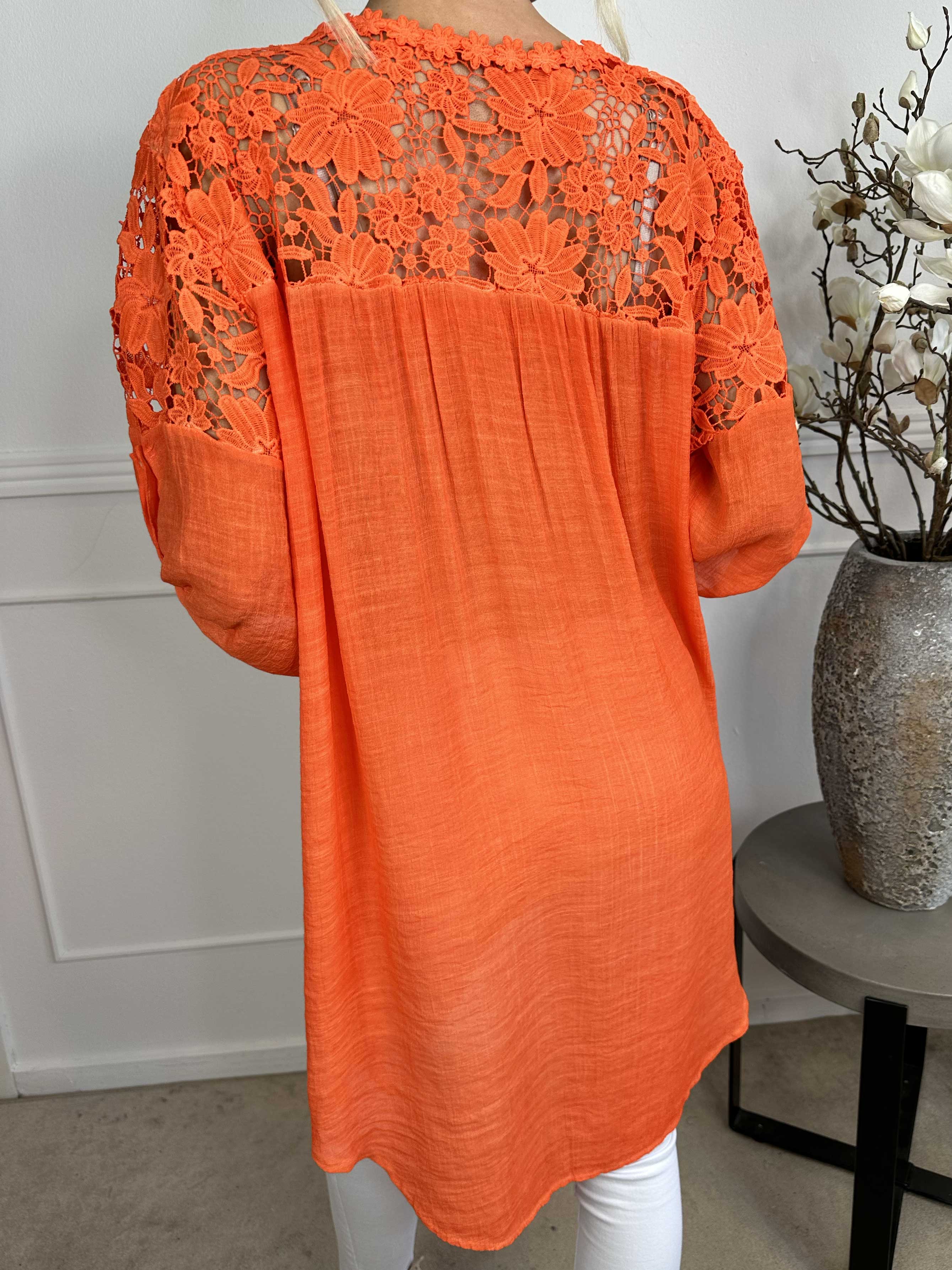 Juliette - Tunika i bomuldsblanding med broderinger